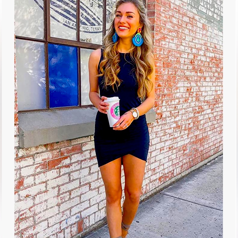 2023 SummerSleeveless Tank Dress. Slim Fit Crew Neckline. Slimming.